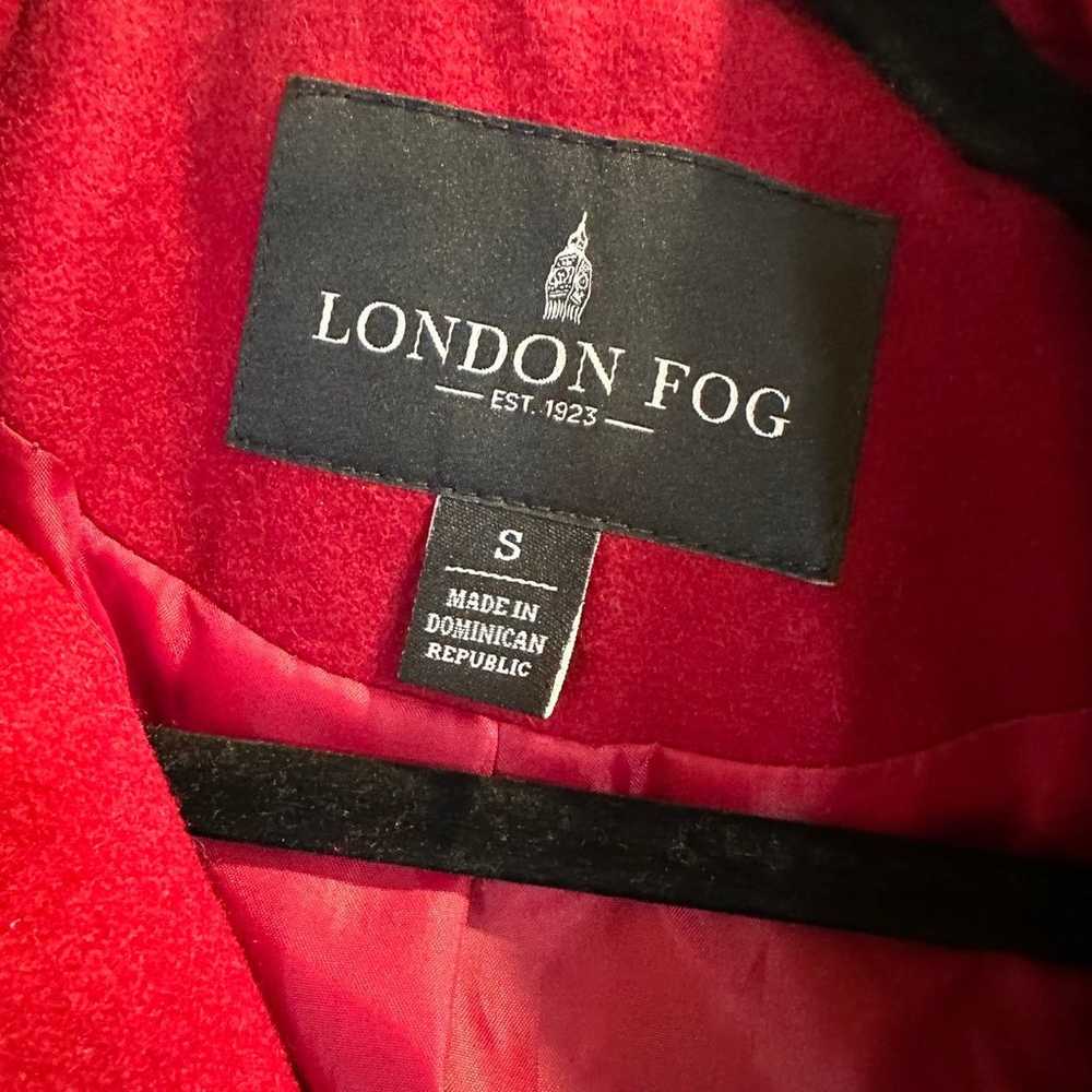 London Fog with hoody wool coat - image 2