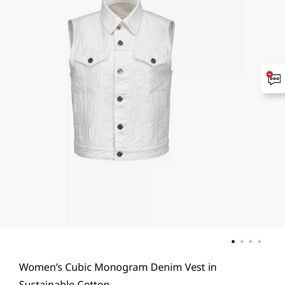 MCM white denim jacket - image 3