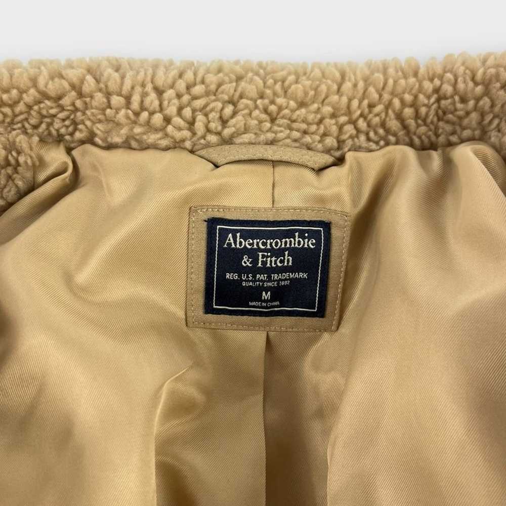 Abercrombie & Fitch Sherpa Dad Coat Size Medium - image 5
