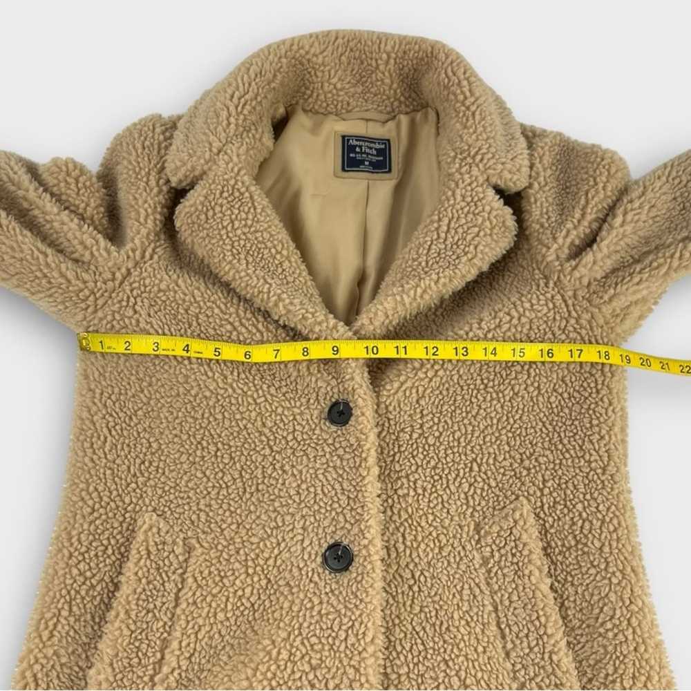 Abercrombie & Fitch Sherpa Dad Coat Size Medium - image 6