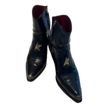 Golden Goose Santiago leather western boots - image 1
