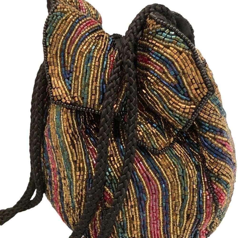 Vintage Beaded Evening Bag - image 2