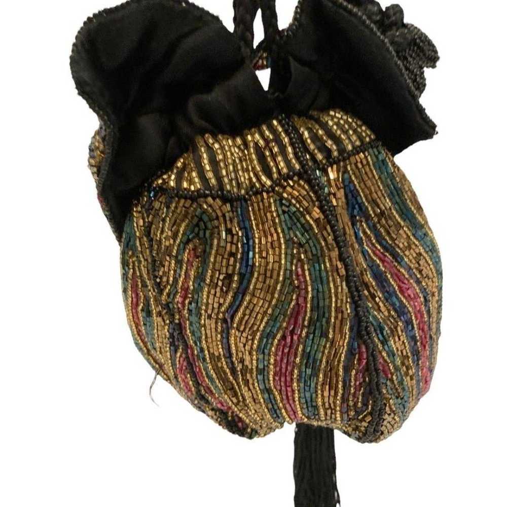 Vintage Beaded Evening Bag - image 3