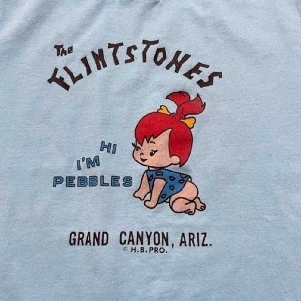 Vintage The Flinstones Peebles Grand Canyon Blue … - image 3