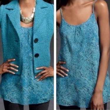CAbi vintage blue camisole top size M adjustable … - image 1