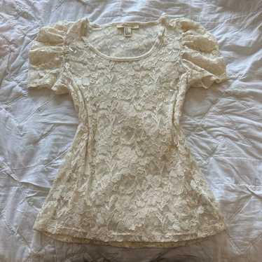Vintage forever 21 Lace Top