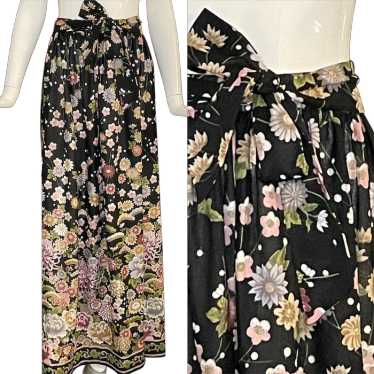 Vintage Maxi Skirt OOAK Size M L - image 1