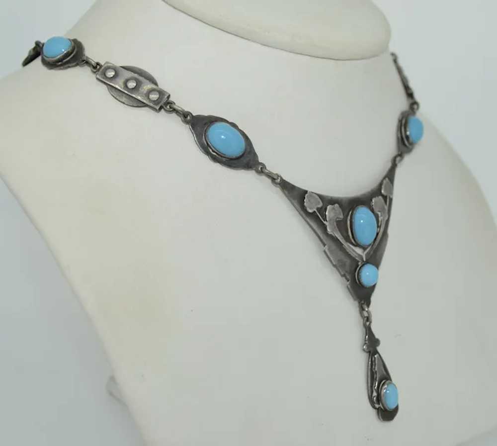 Fabulous Arts and Crafts Era Sterling Silver Neck… - image 6