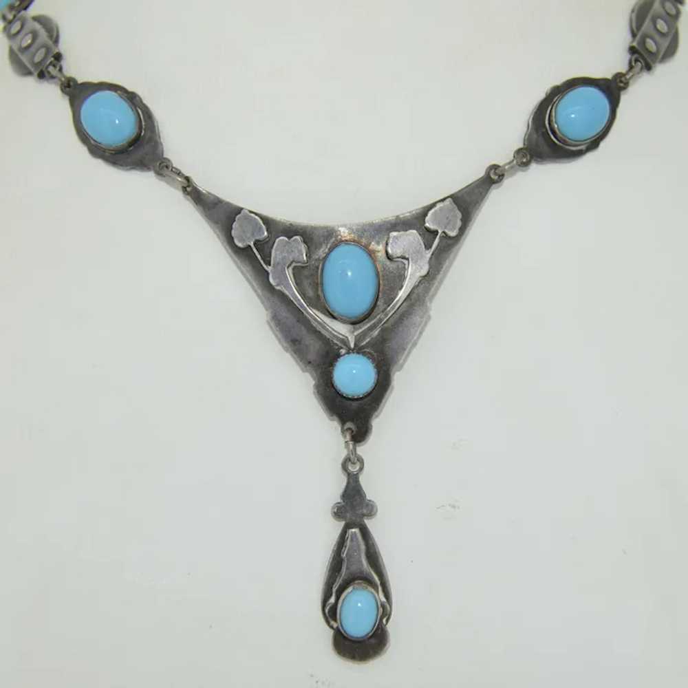 Fabulous Arts and Crafts Era Sterling Silver Neck… - image 7