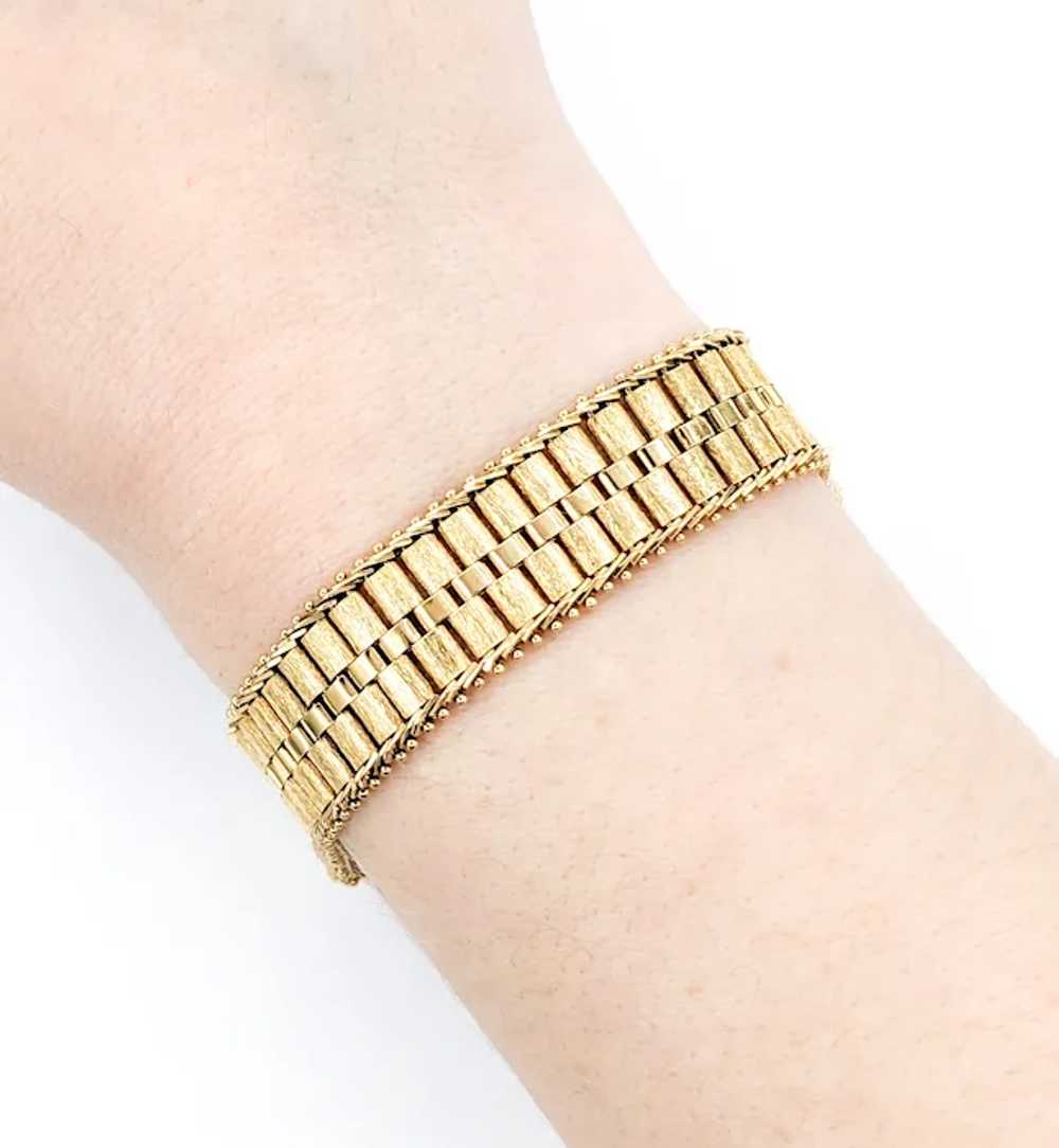Rolex Link Design Bracelet In Yellow Gold - image 2