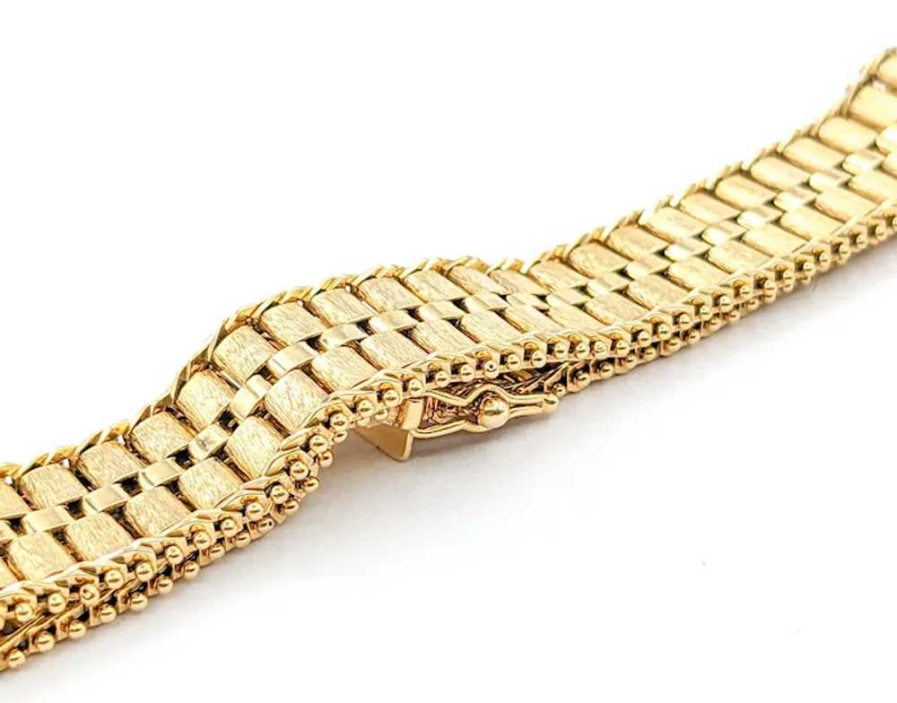 Rolex Link Design Bracelet In Yellow Gold - image 7