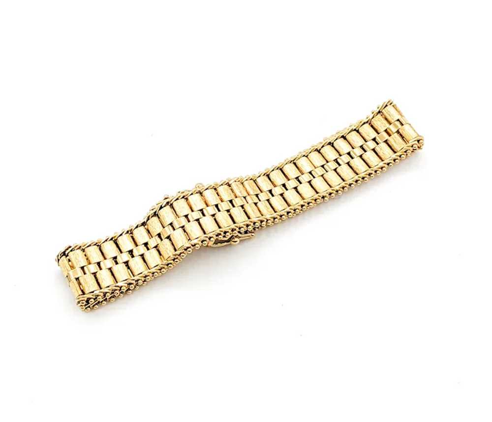 Rolex Link Design Bracelet In Yellow Gold - image 8