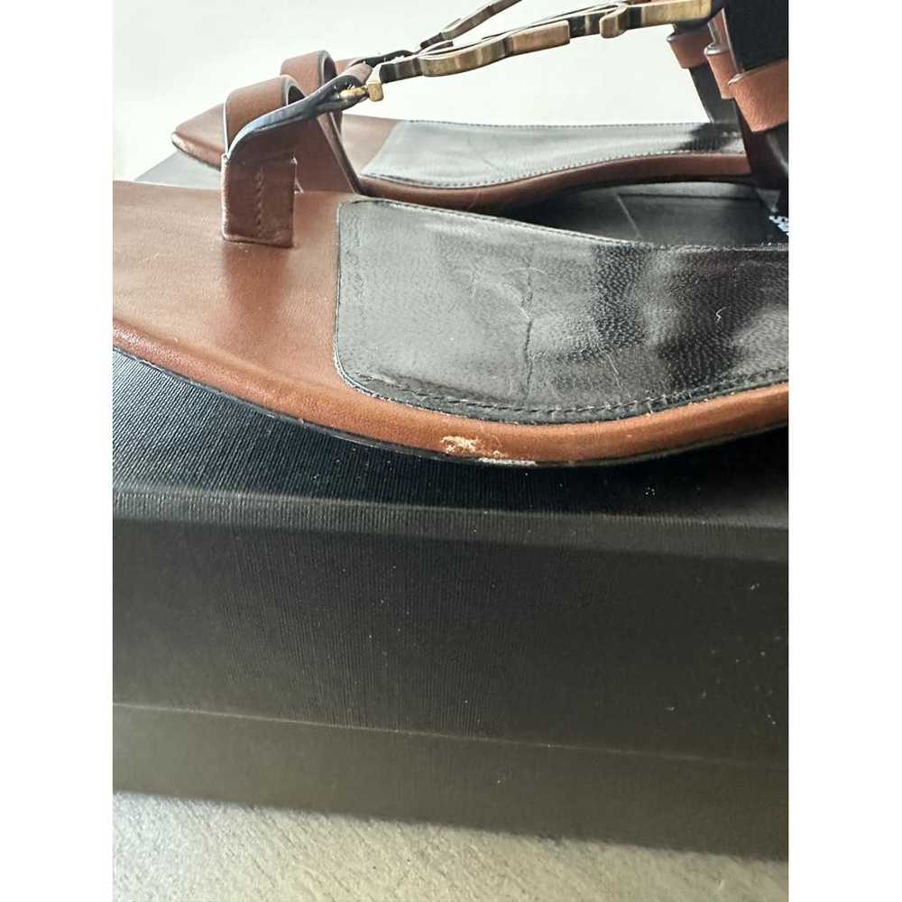 Saint Laurent Leather sandal - image 8