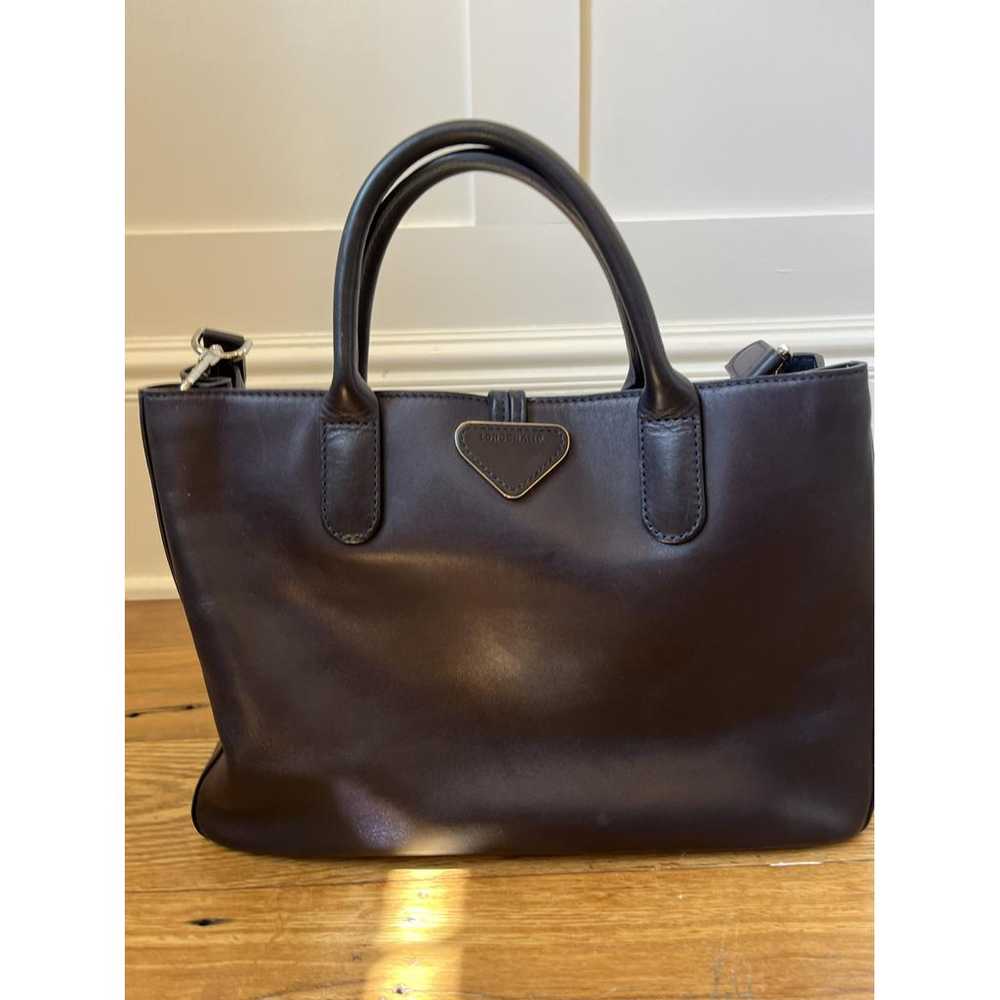 Longchamp Roseau leather tote - image 9