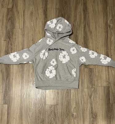 READY MADE x DENIM TEARS パーカー　 L READY MADE X DENIM TEARS COLLAB Black Hoodie Size XL, No