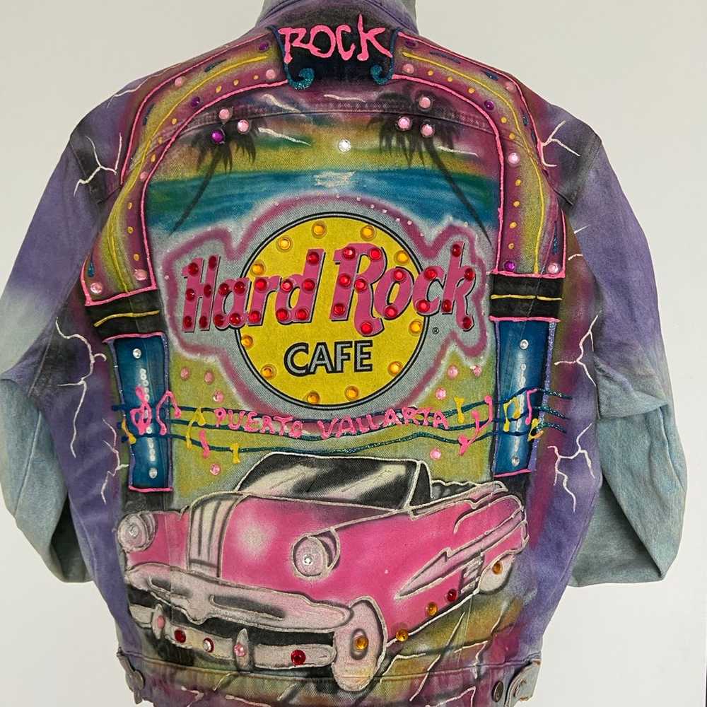 Vintage Denim Hard Rock Jacket - image 4