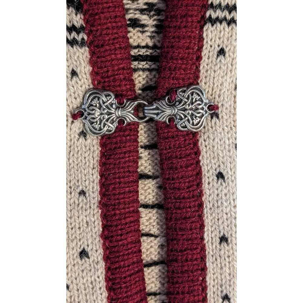 Dia Bristol, Vermont 100% Wool Knit Hook & Eye Cl… - image 10
