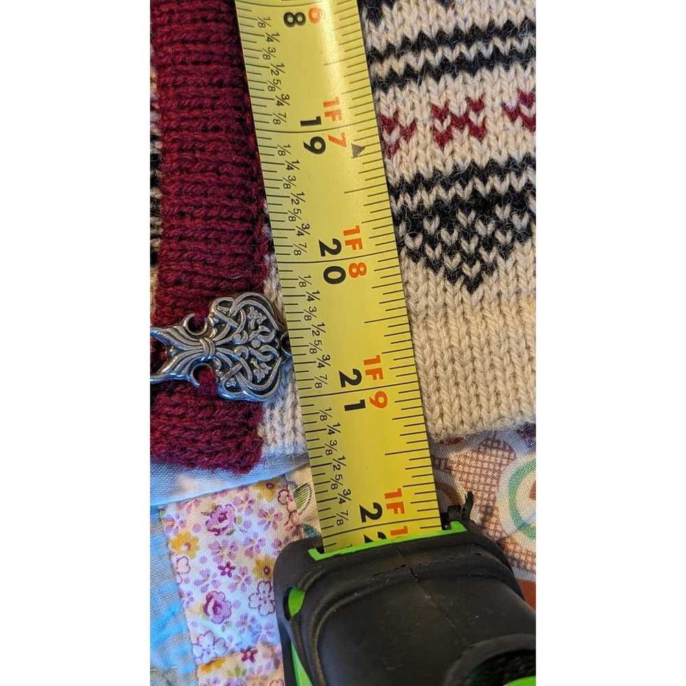 Dia Bristol, Vermont 100% Wool Knit Hook & Eye Cl… - image 4