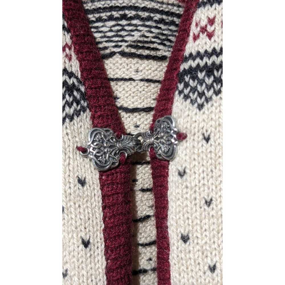 Dia Bristol, Vermont 100% Wool Knit Hook & Eye Cl… - image 7