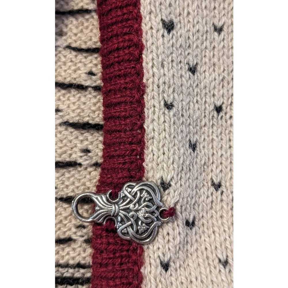 Dia Bristol, Vermont 100% Wool Knit Hook & Eye Cl… - image 8