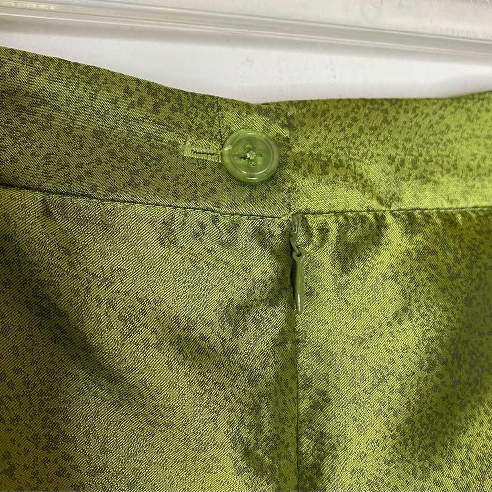 Nubiano NY Set Green  Ruffle Blazer Jacket Button… - image 10