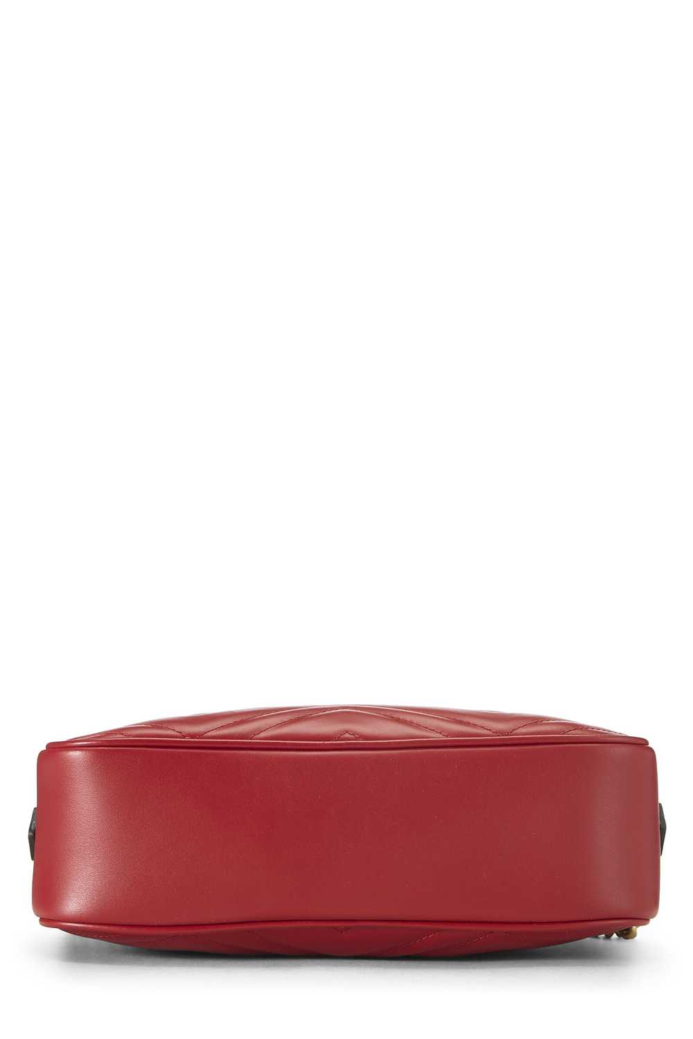 Red Leather GG Marmont Crossbody Bag Small - image 5