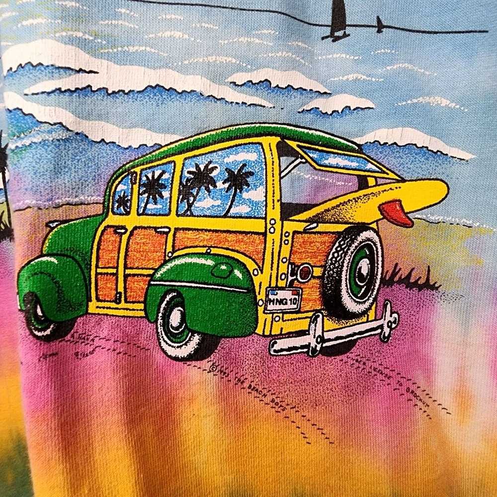 Vintage 90s Beach Boys Band Shirt 1993 Tie Dye XL… - image 3