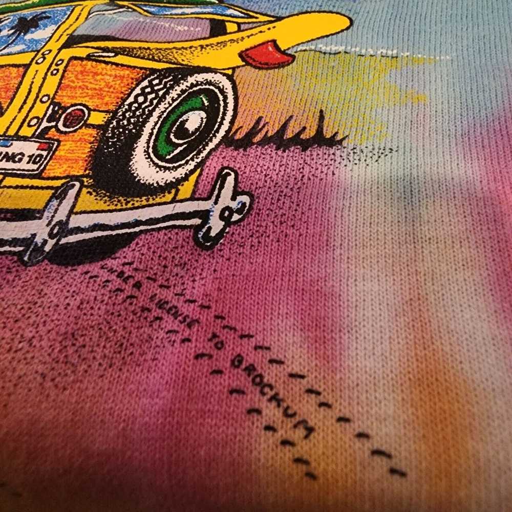 Vintage 90s Beach Boys Band Shirt 1993 Tie Dye XL… - image 5