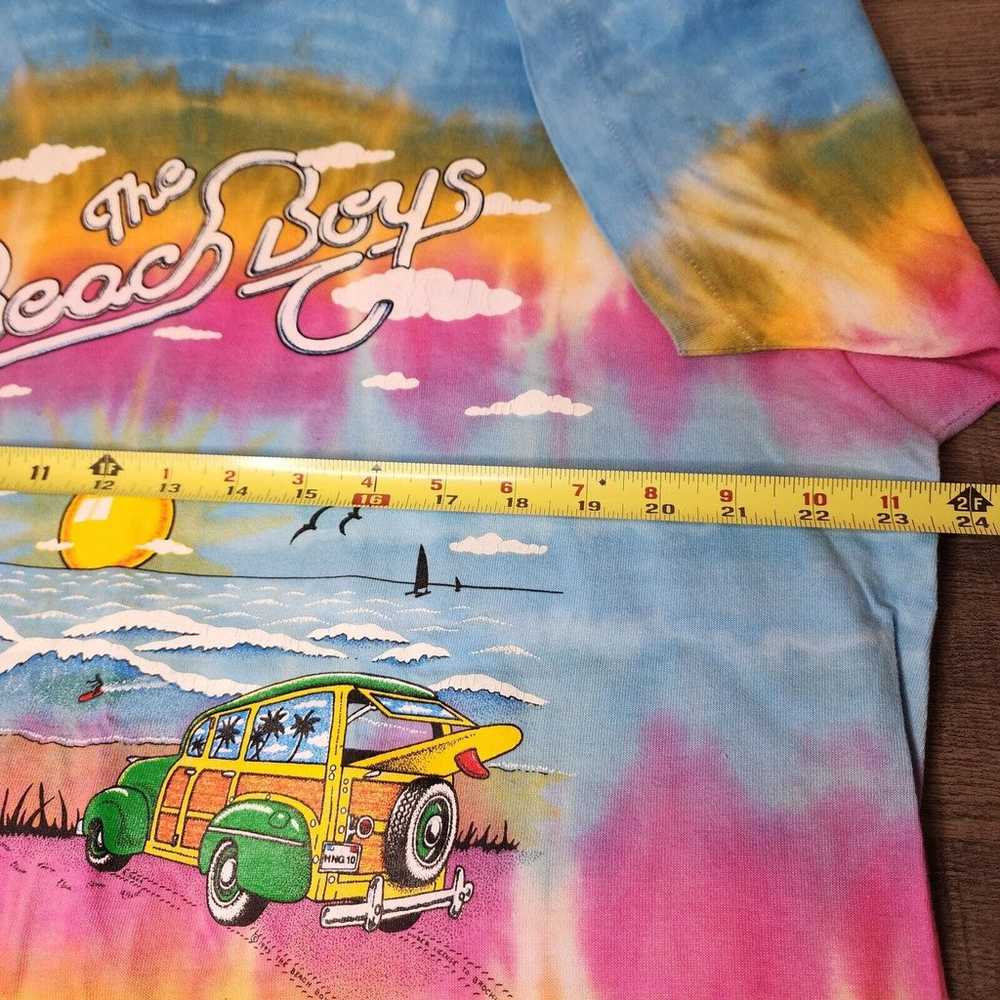 Vintage 90s Beach Boys Band Shirt 1993 Tie Dye XL… - image 6
