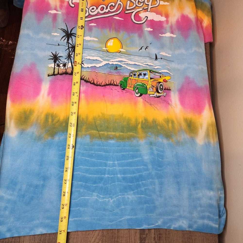 Vintage 90s Beach Boys Band Shirt 1993 Tie Dye XL… - image 7