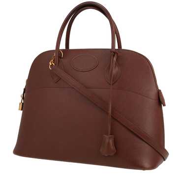Hermès Bolide 35 cm handbag in brown Courchevel l… - image 1
