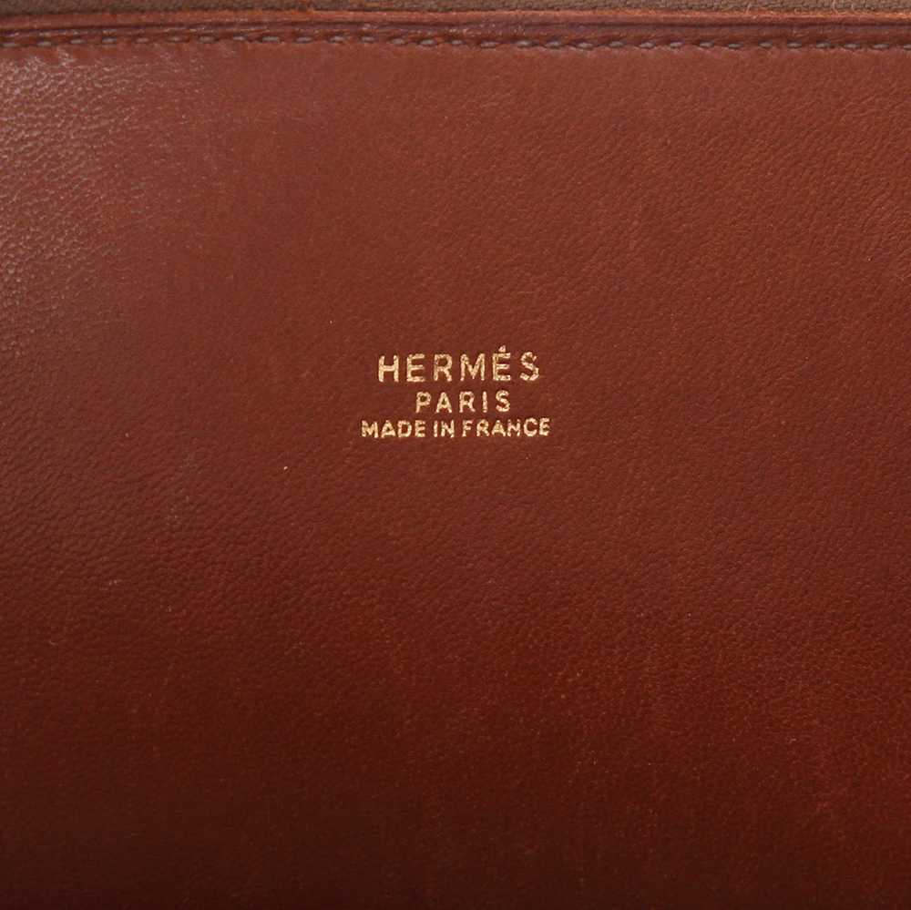 Hermès Bolide 35 cm handbag in brown Courchevel l… - image 3