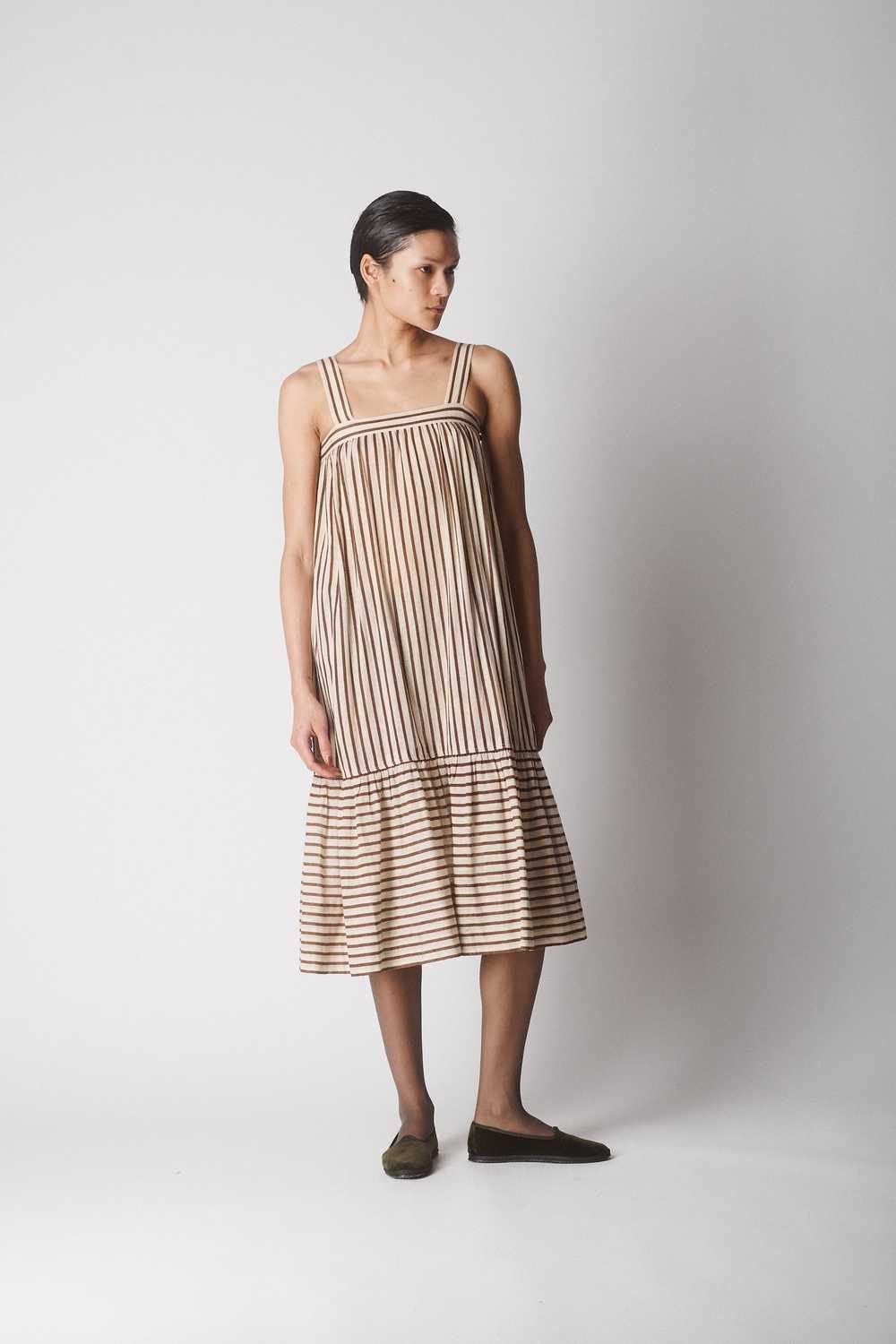 1970's YSL Striped Linen Dress - image 2