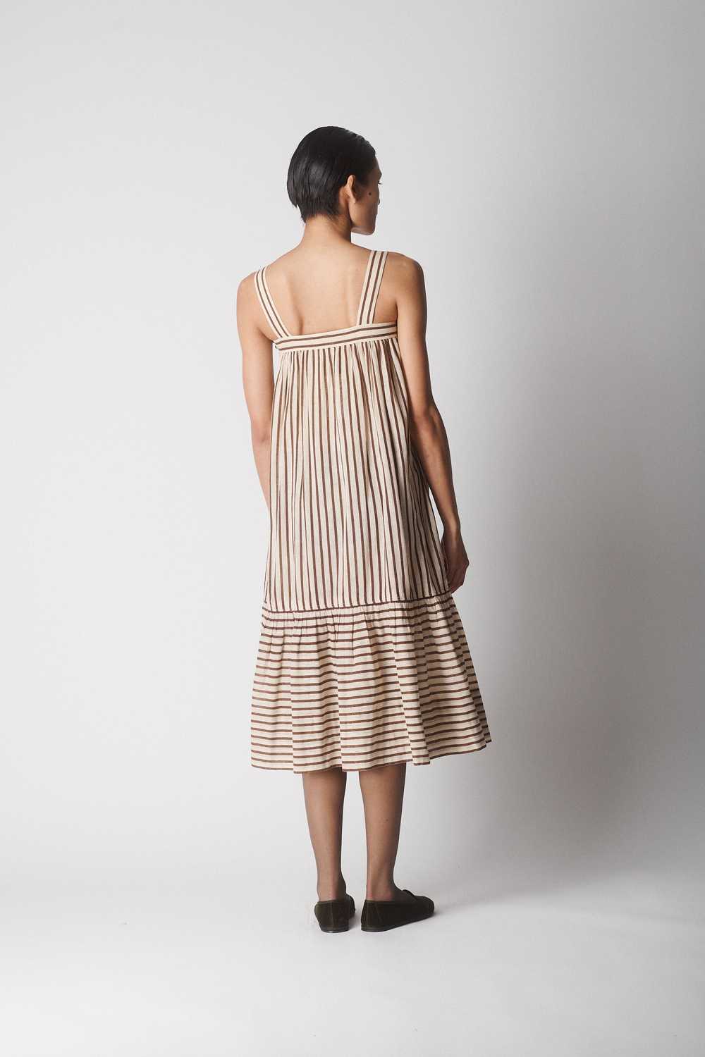 1970's YSL Striped Linen Dress - image 3