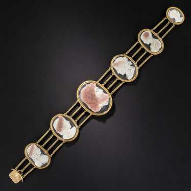 Antique Hardstone Cameo Bracelet