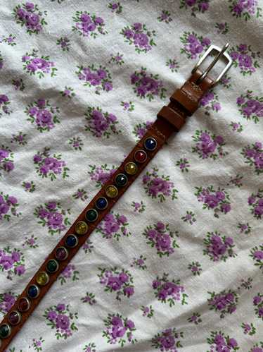 Vintage 1950s Gem Studded Belt