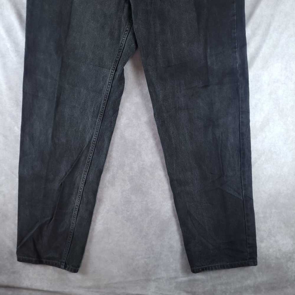 Vtg Levis Mens 38x34 550 Jeans Black Relaxed Fit … - image 3