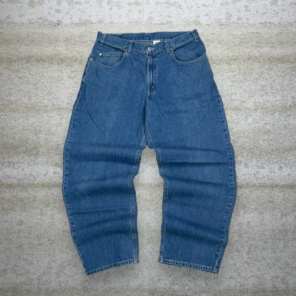 Vintage Levis Jeans L2 Baggy Fit Medium Wash Deni… - image 2