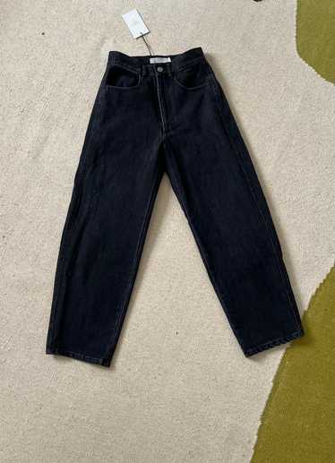 Micaela Greg Faded Black Panel Jeans | Used,…
