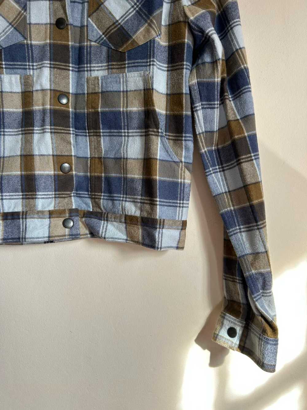 Western Range Flannel Snap Button-Up (XS) | Used,… - image 3