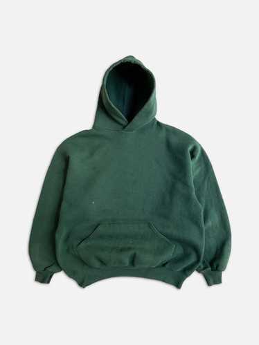 1990's Blank Russell Hoodie - Forest Green
