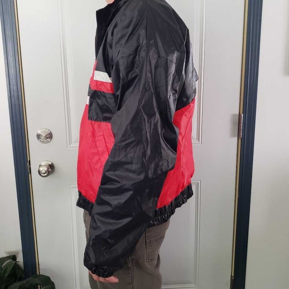 90s Red and Black Windbreaker - image 2