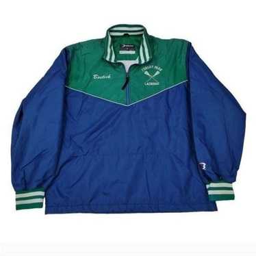 Boathouse LaCrosse Sports Track Jacket in Blue/Gre