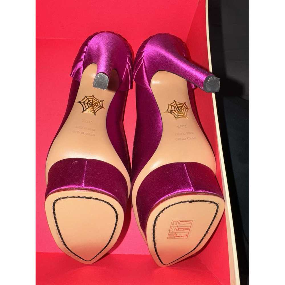 Charlotte Olympia Dolly velvet heels - image 6