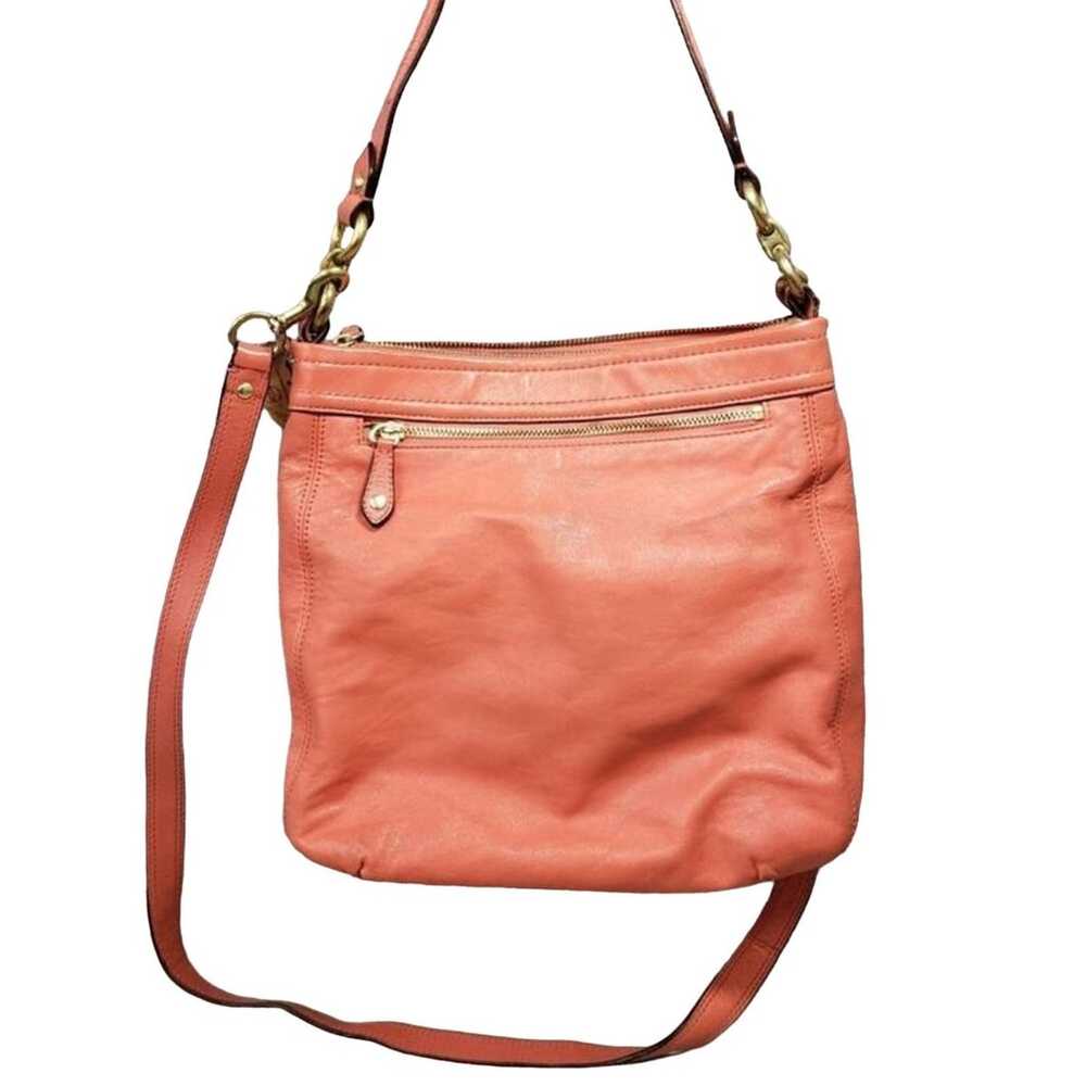 Coach Pink Leather Crossbody Bag Purse - image 3