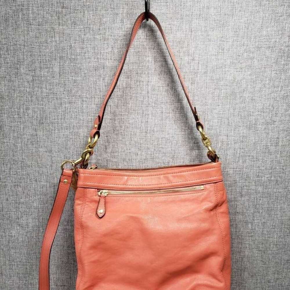 Coach Pink Leather Crossbody Bag Purse - image 4