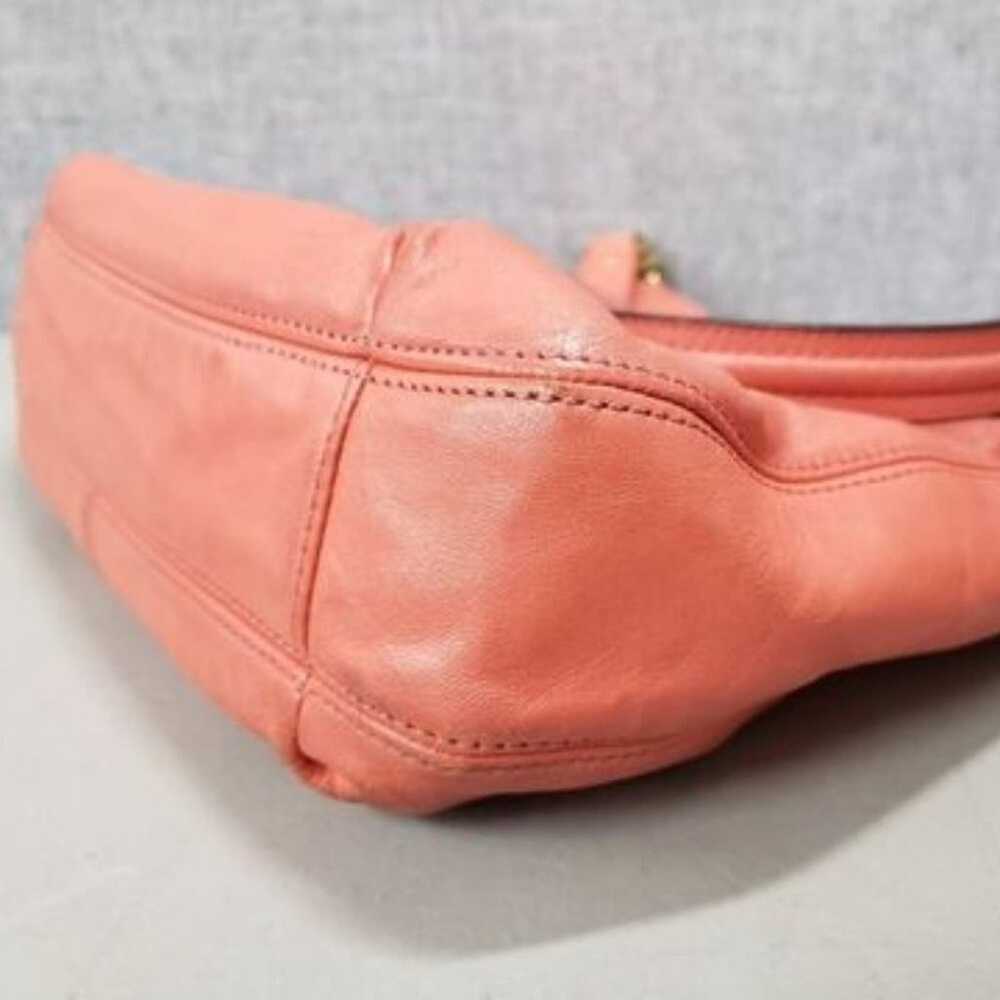 Coach Pink Leather Crossbody Bag Purse - image 8