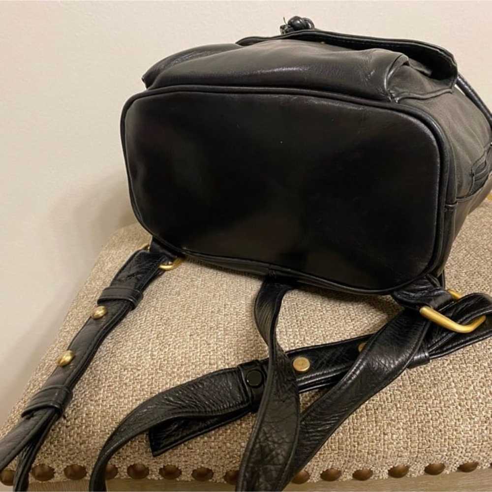 perlina new york black leather backpack - image 7
