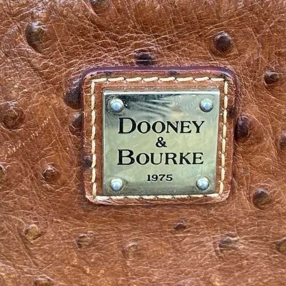 Vintage Dooney and Bourke Caramel/Cognac Ostrich … - image 11