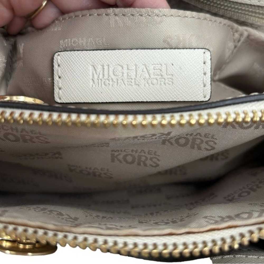 Michael Kors Kellen Leather Satchel Crossbody Bag - image 7